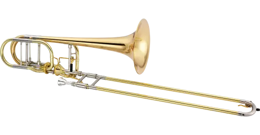 XO Professional Brass - 1240RL-T Bb/F/Gb/D Professional Bass Trombone w/Dual Thayer Valves - Rose Brass Bell