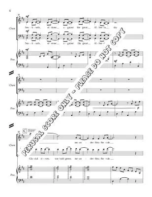 Alberta Sky - Belina/Phare-Bergh - Choral Octavo - SATB Accompanied