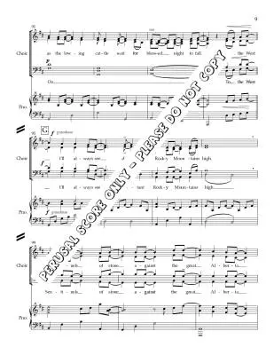 Alberta Sky - Belina/Phare-Bergh - Choral Octavo - SATB Accompanied