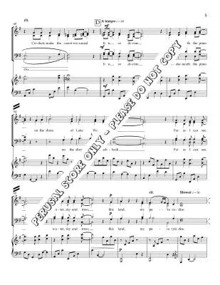 Lake Wa-Wash-Kesh - Belina/Sirett - Choral Octavo - SATB Accompanied