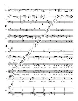 Bay of Fundy and Baie des Chaleurs - Belina/Phare-Bergh - Choral Octavo - SATB/Piano/Violin