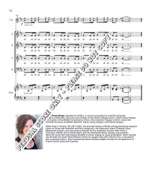 Bay of Fundy and Baie des Chaleurs - Belina/Phare-Bergh - Choral Octavo - SATB/Piano/Violin