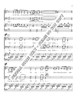 Oh My, P.E.I. - Belina/Nickel - Choral Octavo - SATB Accompanied