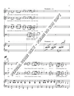 Oh My, P.E.I. - Belina/Nickel - Choral Octavo - SATB Accompanied