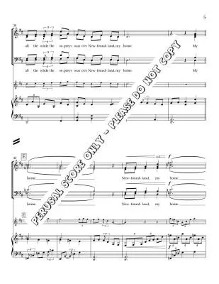 Newfoundland My Home - Belina/Fortin - Choral Octavo - SATB Accompanied