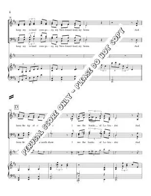 Newfoundland My Home - Belina/Fortin - Choral Octavo - SATB Accompanied