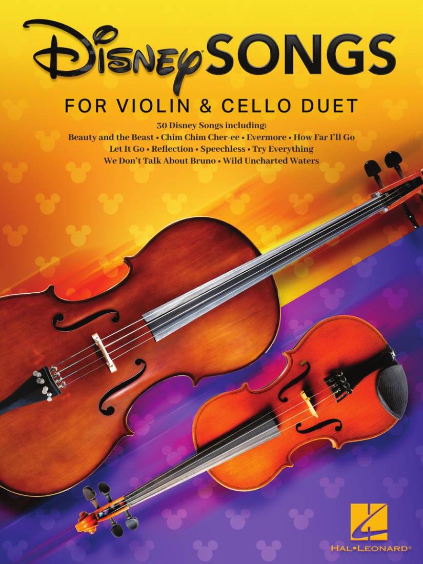 Disney Songs for Violin and Cello Duet - Hynson - Violin/Cello - Book