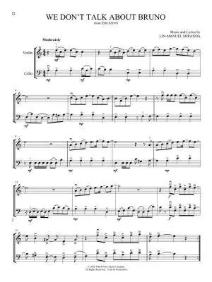 Disney Songs for Violin and Cello Duet - Hynson - Violin/Cello - Book