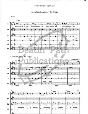 Perform The Form - Wuytack - Orff - Book