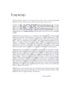 Love (A Gospel Christmas Celebration) - Raney - SATB Accompanied - Book