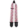 2.5\'\' Jacquard Guitar Strap - Red Roses