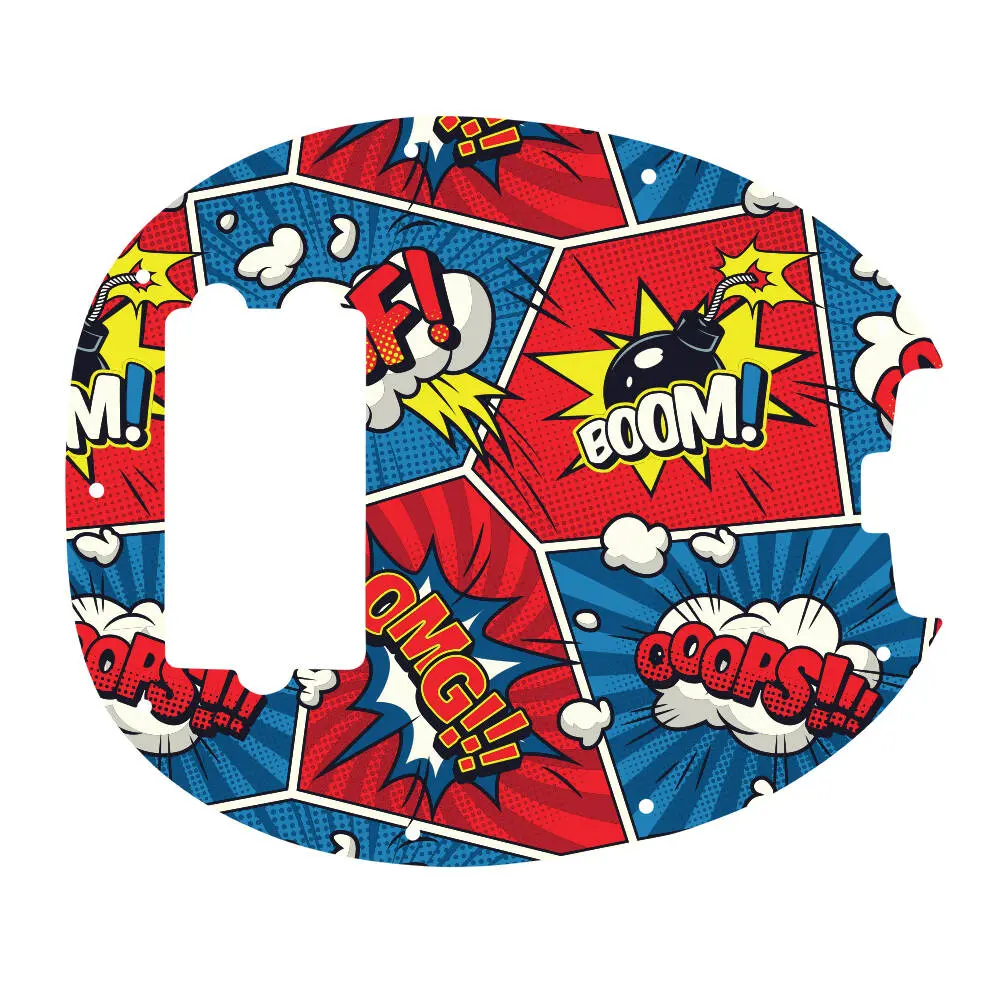 Custom Pickguard for Music Man StingRay Classic Bass - Comic Book