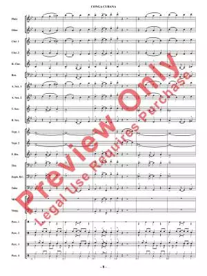 Conga Cubana - Shaffer - Concert Band - Gr. 2