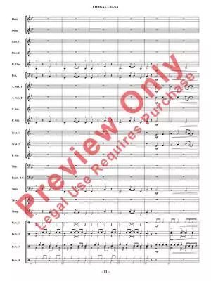Conga Cubana - Shaffer - Concert Band - Gr. 2