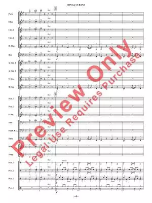 Conga Cubana - Shaffer - Concert Band - Gr. 2
