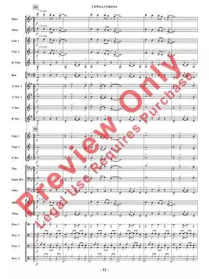 Conga Cubana - Shaffer - Concert Band - Gr. 2