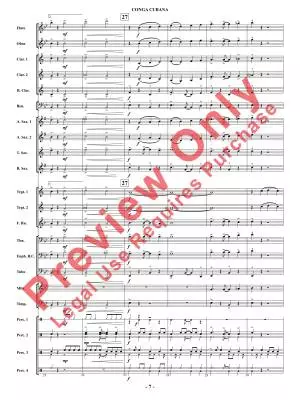 Conga Cubana - Shaffer - Concert Band - Gr. 2