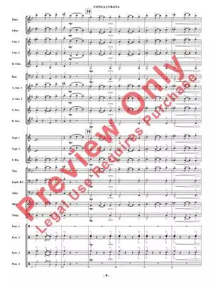 Conga Cubana - Shaffer - Concert Band - Gr. 2