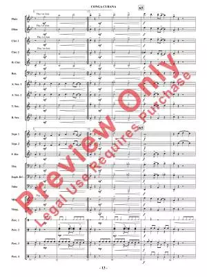 Conga Cubana - Shaffer - Concert Band - Gr. 2