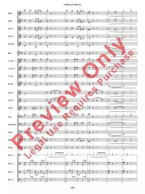 Conga Cubana - Shaffer - Concert Band - Gr. 2