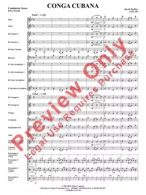 Conga Cubana - Shaffer - Concert Band - Gr. 2