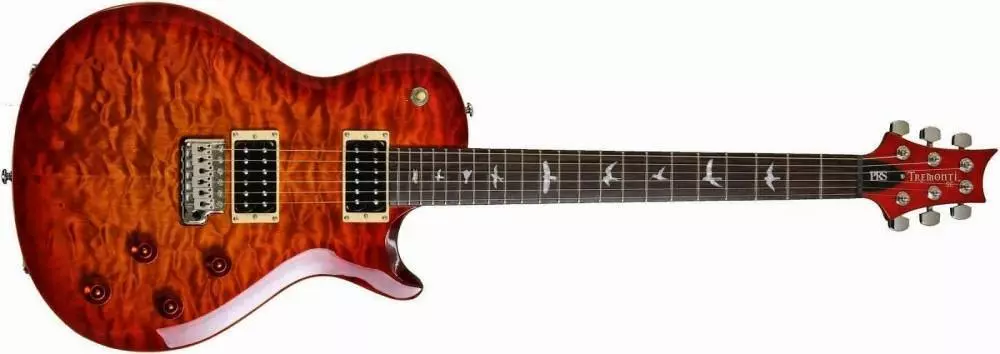 SE Mark Tremonti Custom Electric Guitar - Cherry Sunburst Quilt
