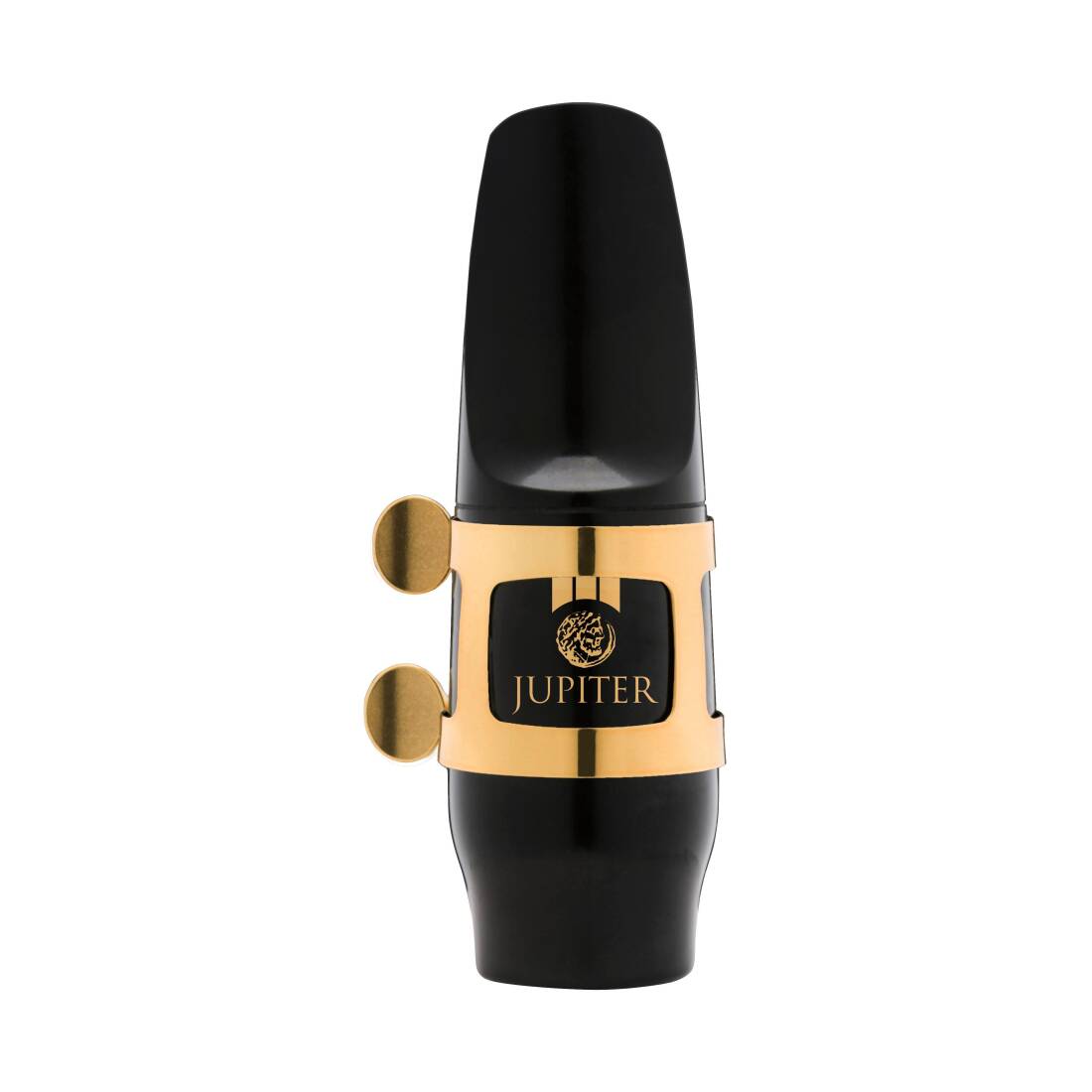 Alto Saxophone Mouthpiece with Cap and Gold Ligature
