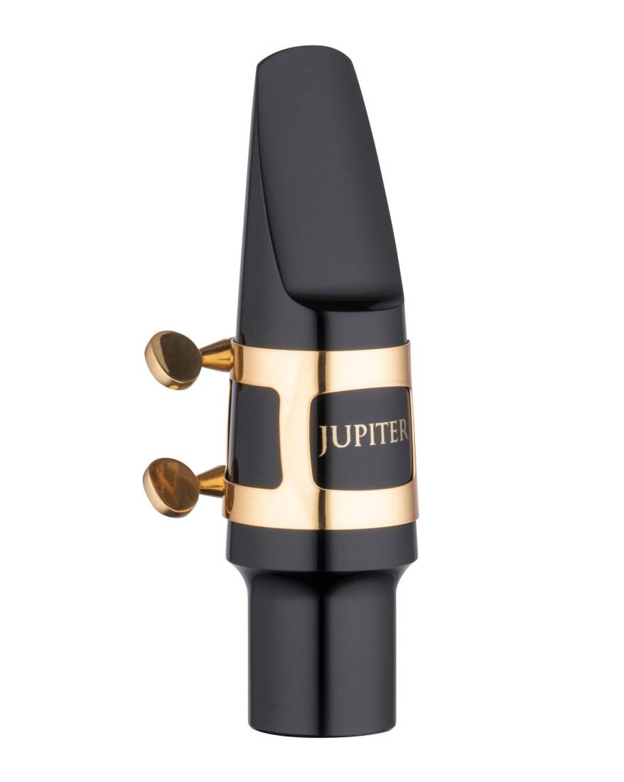 Tenor Saxophone Mouthpiece with Cap and Gold Ligature