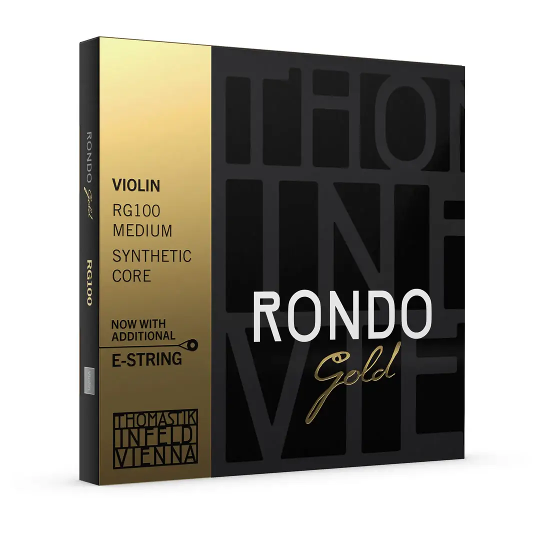 Rondo Gold Violin String Set - 4/4