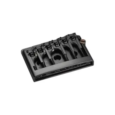 All Parts - Schaller Non-Tremolo Guitar Bridge w/Adjustable Spacing - Black