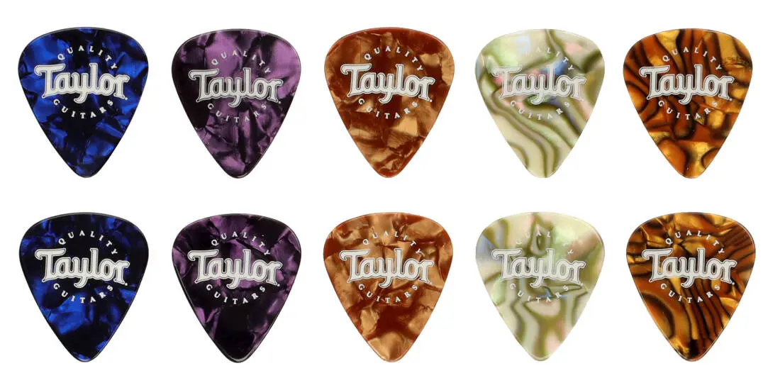 Marble Assortment Thin Picks (10)