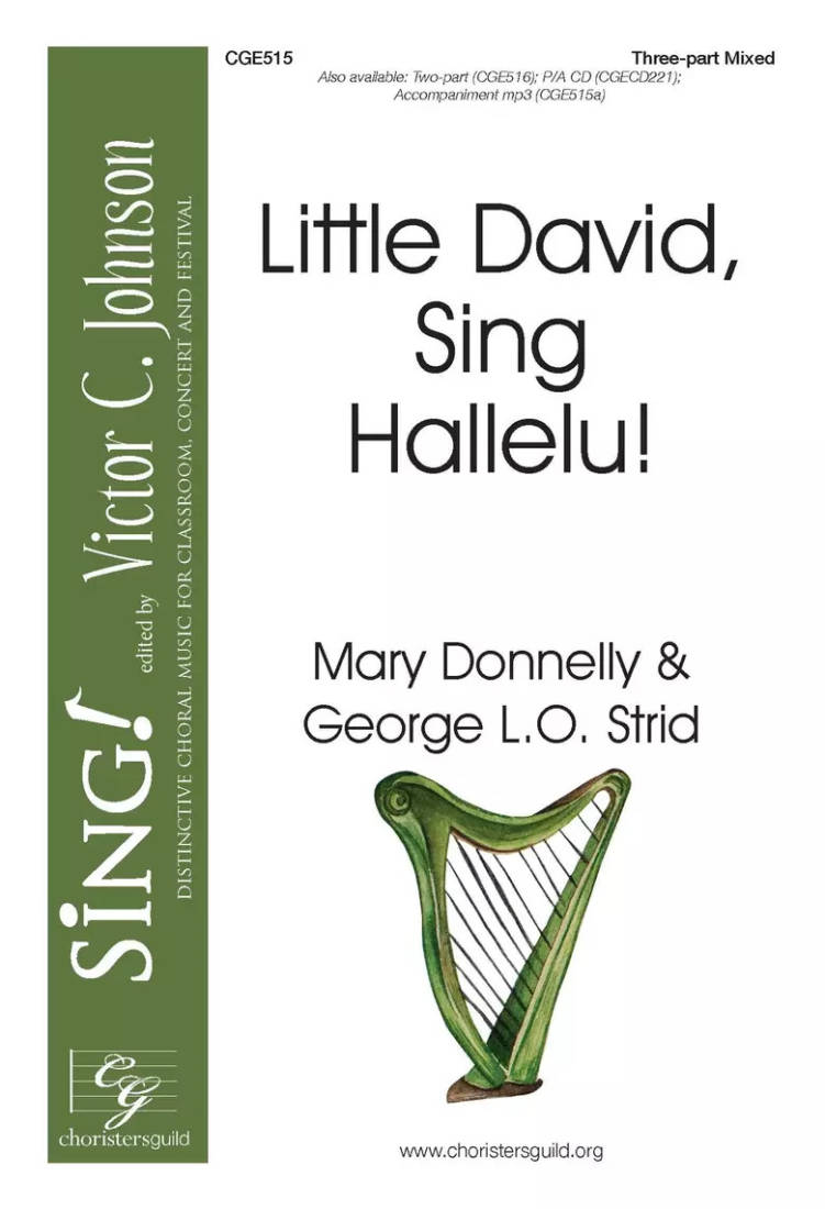 Little David, Sing Hallelu! - Donnelly/Strid - Choral Octavo - 3-Pt Mixed