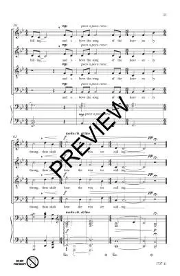 Winter Lullaby - Flynn - Choral Octavo - SATB Accompanied