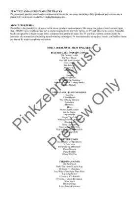 Kaleidoscope - Pinkzebra - Choral Octavo - 2-Pt Accompanied