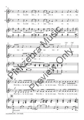 Kaleidoscope - Pinkzebra - Choral Octavo - 2-Pt Accompanied