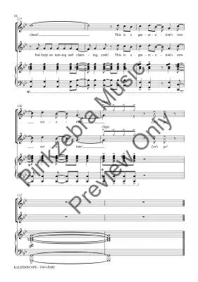 Kaleidoscope - Pinkzebra - Choral Octavo - 2-Pt Accompanied