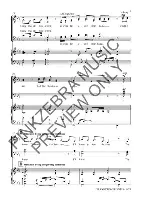 I\'ll Know It\'s Christmas - Pinkzebra - Choral Octavo - SATB Accompanied