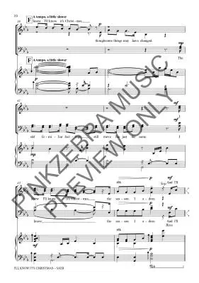 I\'ll Know It\'s Christmas - Pinkzebra - Choral Octavo - SATB Accompanied