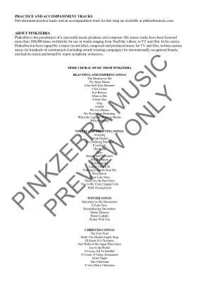 I\'ll Know It\'s Christmas - Pinkzebra - Choral Octavo - SATB Accompanied