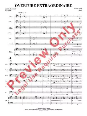Overture Extraordinaire - Smith - String Orchestra - Gr. 1.5