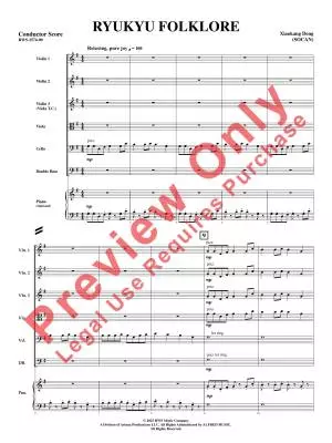 Ryukyu Folklore - Deng - String Orchestra - Gr. 1.5