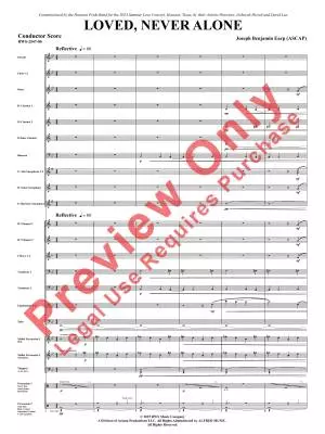 Loved, Never Alone - Earp - Concert Band - Gr. 3.5