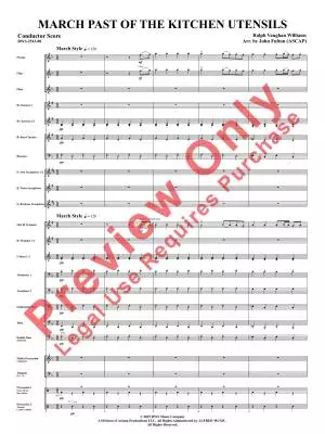 March Past of the Kitchen Utensils - Williams/Fulton - Concert Band - Gr. 3.5