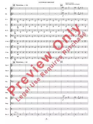 Fantoms By Firelight (for Narrator and Band) - Shaffer - Concert Band - Gr. 2
