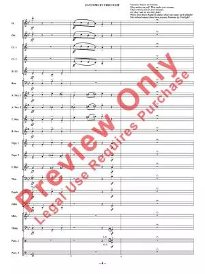 Fantoms By Firelight (for Narrator and Band) - Shaffer - Concert Band - Gr. 2