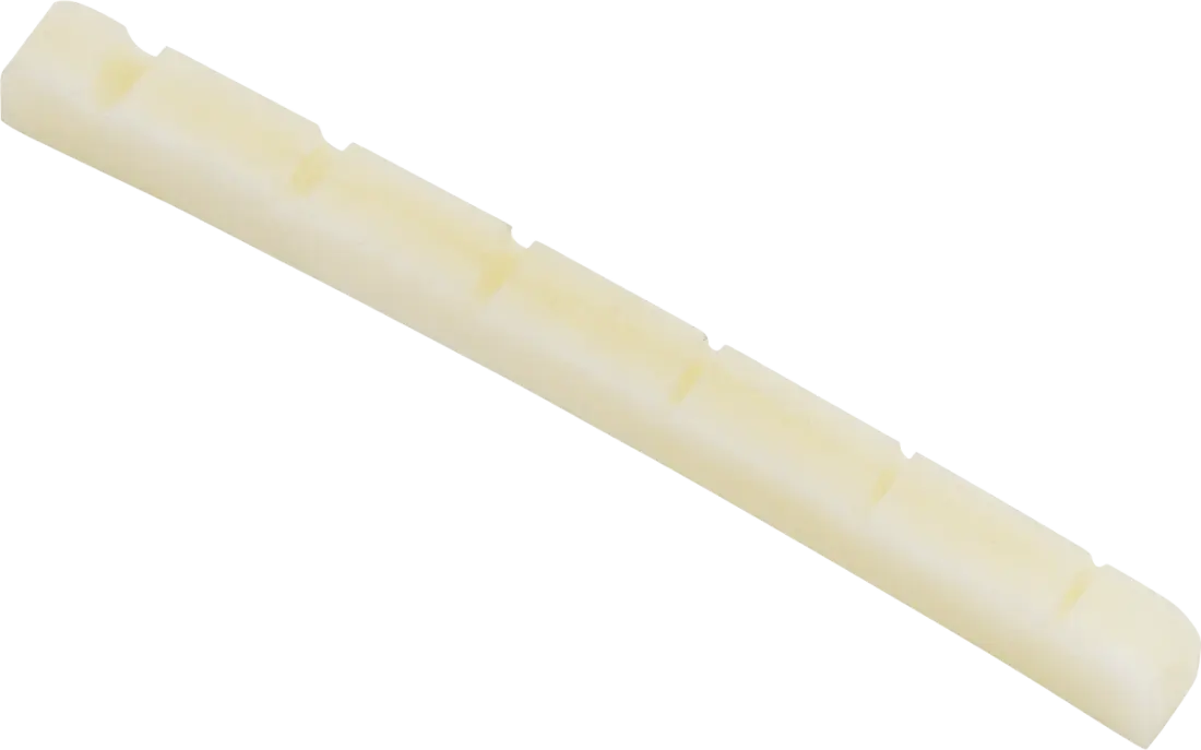 Pre-Slotted Genuine Bone Nut for Electric Guitar - 9.5\'\' Radius