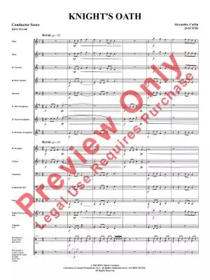 Knight\'s Oath - Carlin - Concert Band - Gr 1.5