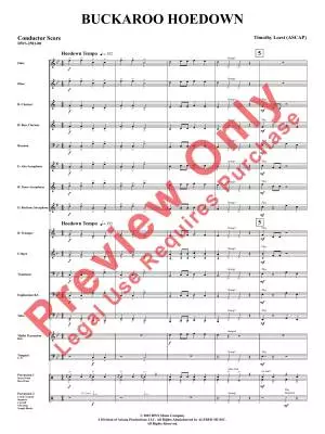 Buckaroo Hoedown - Loest - Concert Band - Gr. 0.5