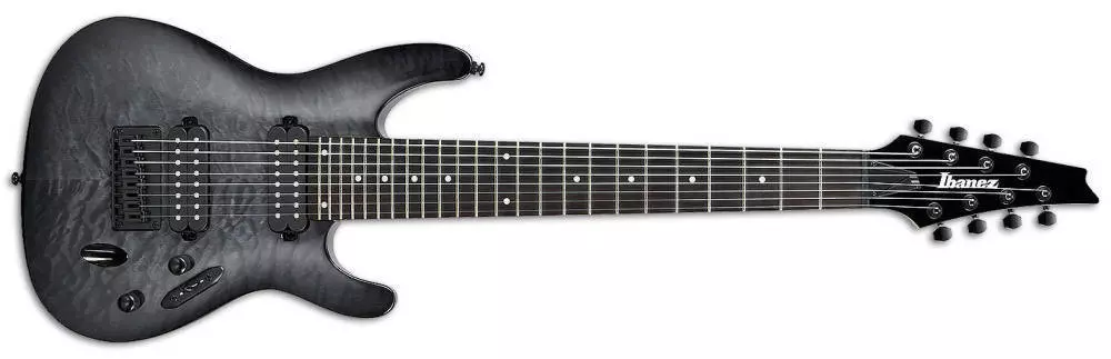 S Series 8-String Electric Guitar - Trans Grey Burst
