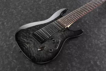 S Series 8-String Electric Guitar - Trans Grey Burst